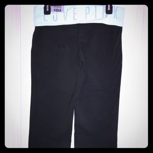 Crop Yoga Pants (PINK)